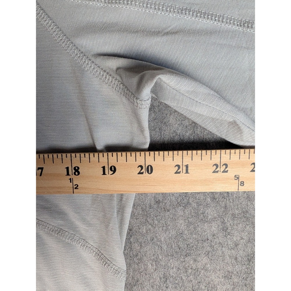 Puma Enjoy Golf Quarter Zip Pullover Light Gray Long Sleeve Mock Neck Top L - Picture 8 of 8